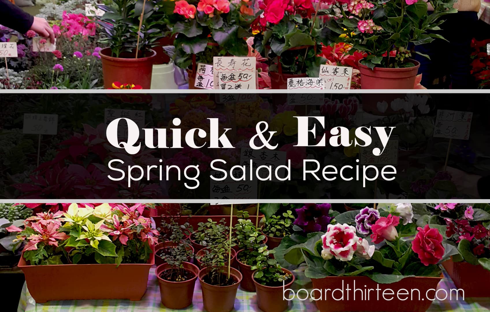 Spring Salad Recipe, vegetarian salad