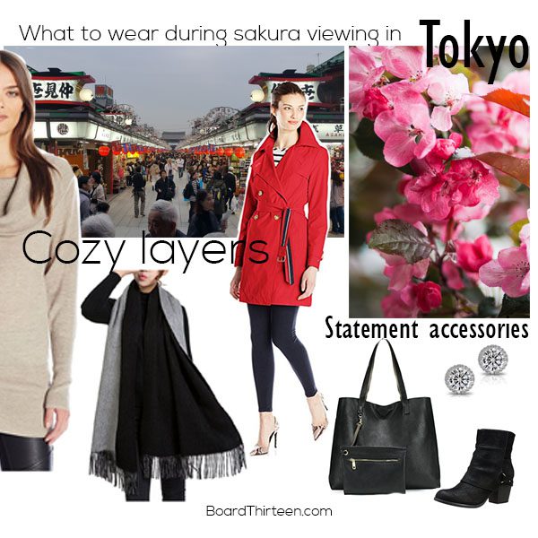 what to wear in Tokyo during Sakura blossom season